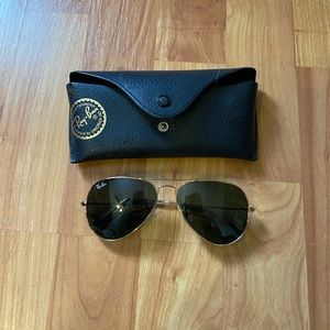 Ray Ban aviators, authentic, with case